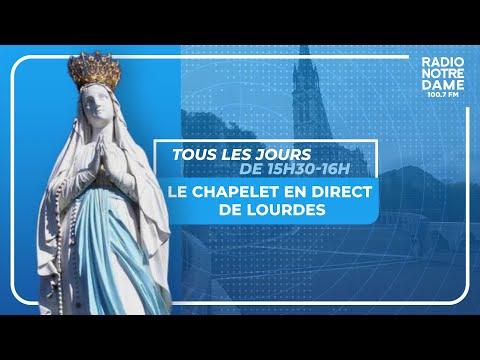 Chapelet en direct de Lourdes - Mystères Douloureux - 07/07/2023 🙏
