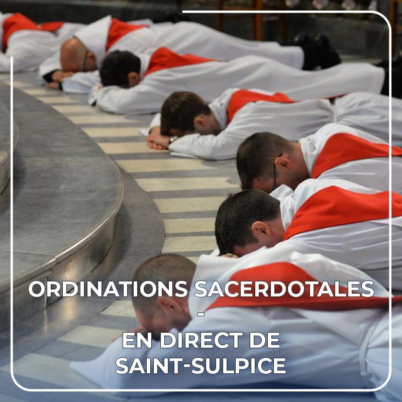 Ordinations sacerdotales - Messe en direct